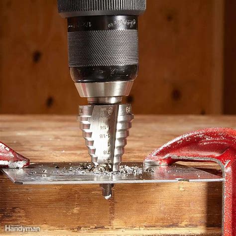 drilling round holes in sheet metal|keep drill straight when drilling.